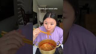 trying FRIED CHICKEN BULDAK for the FIRST TIME friedchicken buldak mukbang cooking [upl. by Yank]