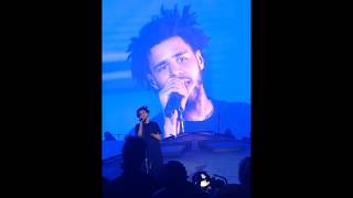 J cole reaction when Jeremih walks off the stage singing a new song [upl. by Fay]