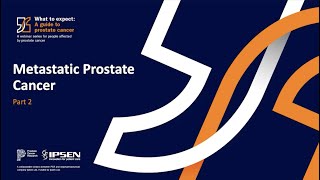 Webinar 7  How metastatic prostate cancer is treated – Part 2 [upl. by Ytsur]