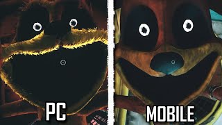 Poppy Playtime Chapter 3  PC vs Mobile Jumpscares [upl. by Sadnac]