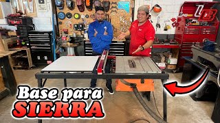 Base para SIERRA de MESA portátil BRICOTOOLS Ft Carpinmeme  Lanzamiento  PREVENTA [upl. by Joash]