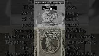 Great Philosophers Democritus and Leucippus [upl. by Netsriik]