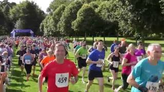 Crathes 2016 Half Marathon  National Trust for Scotland Castle near Banchory Aberdeenshire  4K UHD [upl. by Suinotna]