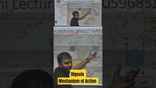 Digoxin Mechanism of action How digoxin Work  Cardiac Glycosides [upl. by Briano803]