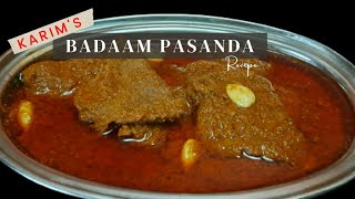 karim Hotel Purani Dilli ka famous Badaam Pasanda Recipe ‼️ [upl. by Cari]