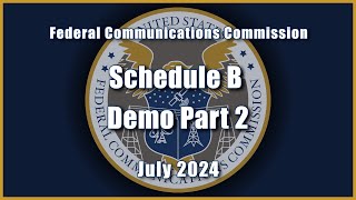 Schedule B Demo Part 2 [upl. by Alaaj]