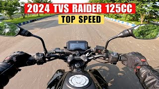 2024 TVS Raider 125cc Acceleration Test  Top Speed 🔥 [upl. by Heilner]