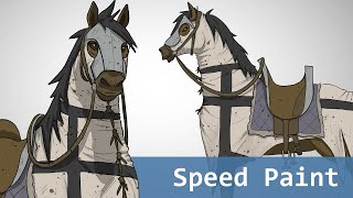 War Horse  Speed Paint Blender [upl. by Boggs]