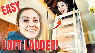 How l installed a DIY loft ladder hatch kit without a PRO [upl. by Olivia]