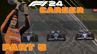 F1 24 CAREER MODE Part 5 Surprise Winner in Formula 1 [upl. by Walke]