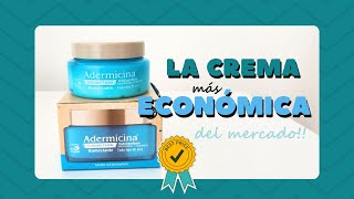 Reseña de una crema hidratante muy ECONOMICA ADERMICINA cuidado facial HUMECTANTE [upl. by Nesyrb]