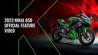 2023 Kawasaki Ninja 650  Official Feature Video  Ride Bold [upl. by Nohtiek]