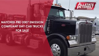 Matched Pre2007 Emission Compliant Day Cab Trucks For Sale [upl. by Polad]