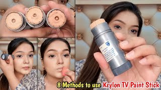 How to use Kryolan Tv Paint Stick  8 Best Ways To Use Kryolan Tv Paint Stick for beginners [upl. by Nimsaj]