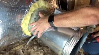 Installing a Forced Air Zone Damper [upl. by Gilligan]