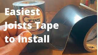 Reasons Why GTape is Easy to Install to Protect Deck Joists from Rot [upl. by Eeslehc139]