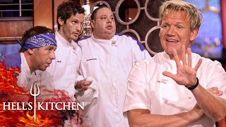 Both Teams Struggle to Cook 3 Dishes From The Menu In The Relay Challenge  Hell’s Kitchen [upl. by Scevor]