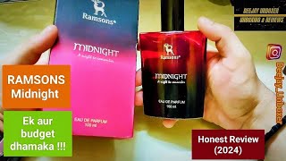 RAMSONS Midnight EDP  Ek Aur Budget Dhamaka  100 ml MRP ₹380 Deal ₹175 only [upl. by Amer]