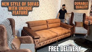 New style of Sofas with new Feature and with Free Delivery  Chesterfield Sofa Bed Dining Chairs Art [upl. by Ailelc150]