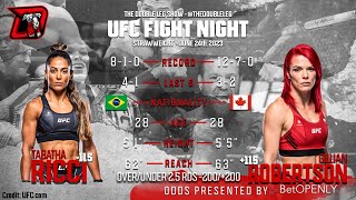 Tabatha Ricci vs Gillian Robertson UFC Jacksonville Fight Breakdown [upl. by Valentin]