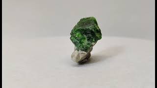 Chrome Diopside on feldspar from pegmatite vein 2 [upl. by Sherrer377]