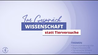 Im Gespräch WISSENSCHAFT STATT TIERVERSUCHE 01 [upl. by Enair]