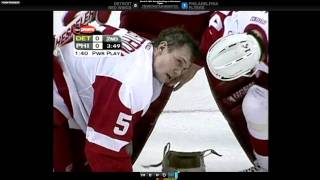 Lidstrom Cut By Skate [upl. by Joslyn620]