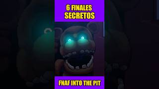 Los 6 FINALES SECRETOS de FNAF INTO THE PIT 🦊 NUEVO Five Nights at Freddy’s [upl. by Ainoek730]