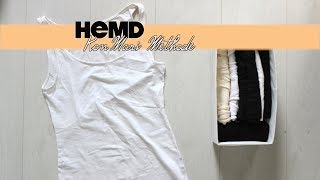 Hemd vouwen TUTORIAL  Marie Kondo  KonMari methode [upl. by Nesyaj461]