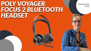 POLY VOYAGER FOCUS 2 Bluetooth Headset Review [upl. by Euqirrne20]