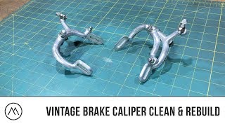 Vintage Brake Caliper Restoration  Ultrasonic Clean amp Polish [upl. by Aika373]