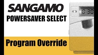 Sangamo Powersaver Select PSS  Program Override off [upl. by Kubis]