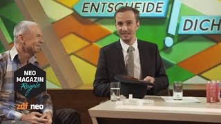 quotEntscheide Dichquot mit Jürgen Domian  NEO MAGAZIN ROYALE mit Jan Böhmermann  ZDFneo [upl. by Nnov698]