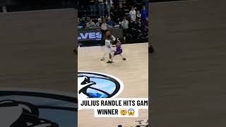 Randle with the game winning shot nba nbaseason juliusrandle [upl. by Noside]