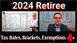 2024 Retiree Tax Rates Brackets Exemptions [upl. by Ttirrej965]