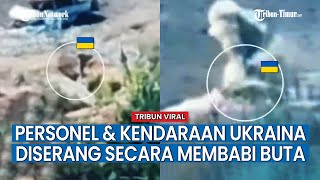 Rusia Hancurkan Posisi Personel dan Kendaraan Ukraina secara Membabi Buta [upl. by Halludba513]