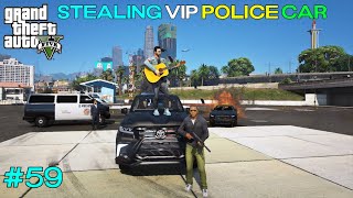 GTA 5 VIP Police Car Heist Epic Getaway [upl. by Nivat75]