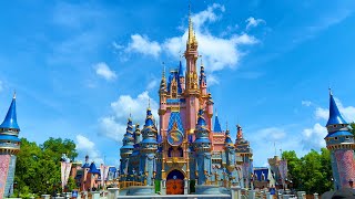 Magic Kingdom 2022 Walking Tour in 4K  Walt Disney World 50th Anniversary Orlando Florida [upl. by Attenat]