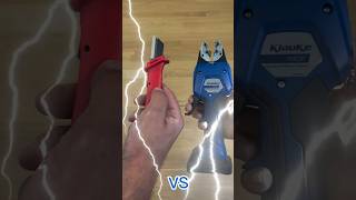 Cutter vs Klauke microstrip 🔥🤘🏼 klauke electricity microstrip klaukemicro tools [upl. by Aitahs]