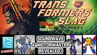 Transformers Legacy United Leader Class Soundwave  Animated Motormaster REVEALED [upl. by Ayhdnas]