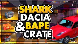 SHARK DACIA AND BAPE OUFIT CHEST OPENING  Luckiest Opening ever [upl. by Gemina]