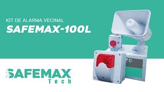 Demostración Operativa de Alarma Vecinal SafeMax100L [upl. by Forrester]