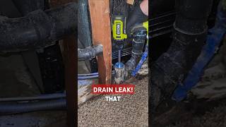 CRACKED SEWER LINE plumbing plumber bluecollar fail sewerline shorts fyp howto diy [upl. by Ellertal]