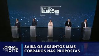 Eleições 2024 Eleitores cobram soluções de candidatos  Jornal da Noite [upl. by Ahsilav]