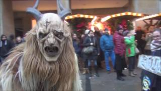 Krampuslauf über den Münchner Christkindlmarkt München am 11 12 2016 Teil XI [upl. by Vins]