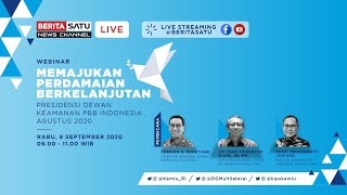 Memajukan Perdamaian Berkelanjutan  Presidensi Dewan Keamanan PBB Indonesia Agustus 2020 [upl. by Ettenej538]