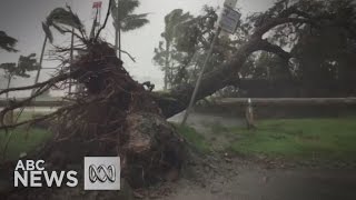 Cyclone Debbie smashes into Queensland coast [upl. by Pickett]