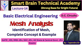 Lect14 Mesh Analysis  Concept of Mesh Analysis Numerical on Mesh Analysis BEE circuitanalysis [upl. by Ches797]