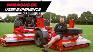 Pegasus S5 User Experience  Lakeside Grounds Maintenance  sportsturf [upl. by Lymn29]