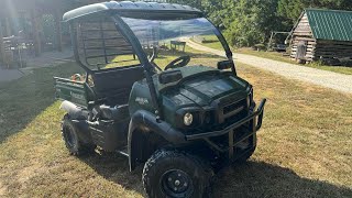 New starknight windshield for the Kawasaki mule [upl. by Eneloj]